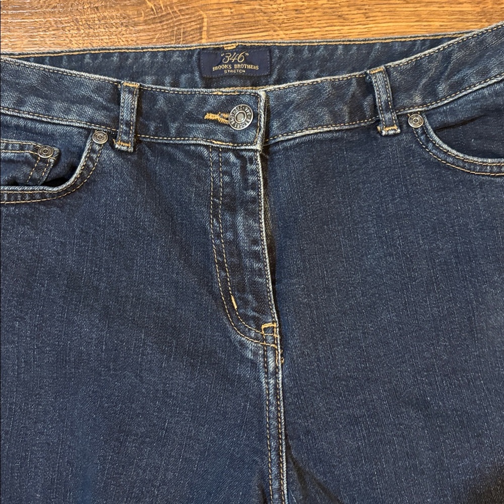 Brooks Brothers Dark Blue Straight Leg Jeans - Picture 2 of 15